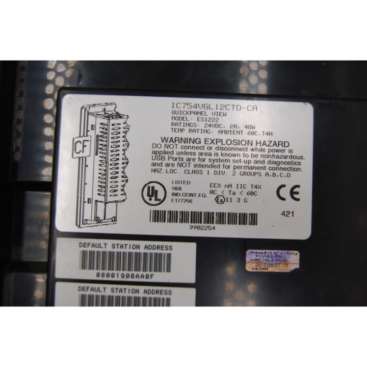 FANUC FANUC PANEL ES1222 IC754VGL12CTD-CA