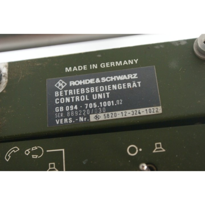 Rohde   Schwarz Rohde   Schwarz GB 094 888952 050