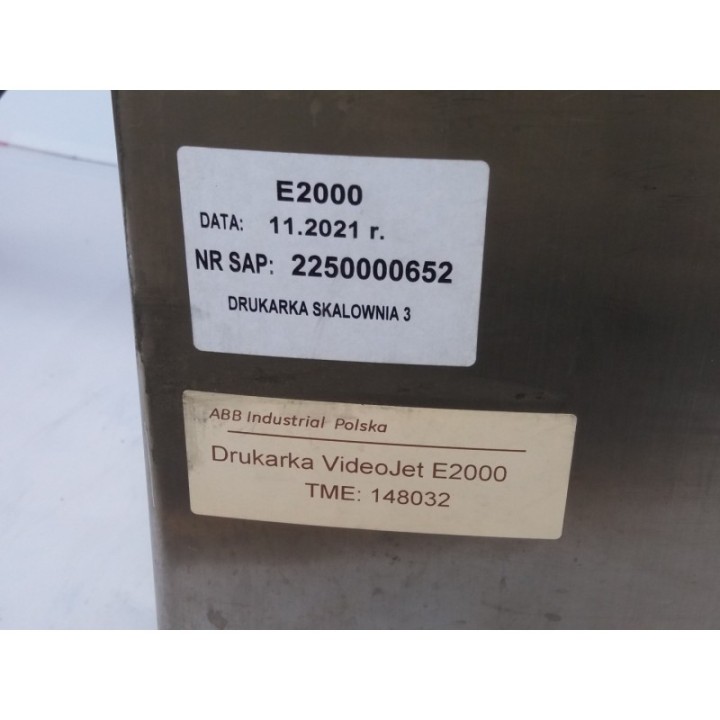 Videojet Technologies Sp. z o.o. Videojet Electronics E2000 Model 1620