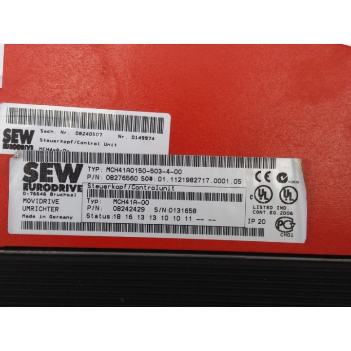 SEW EURODRIVE Sew Eurodrive MCH41A0150-503-4-00 MDx60A0150-503-4-00