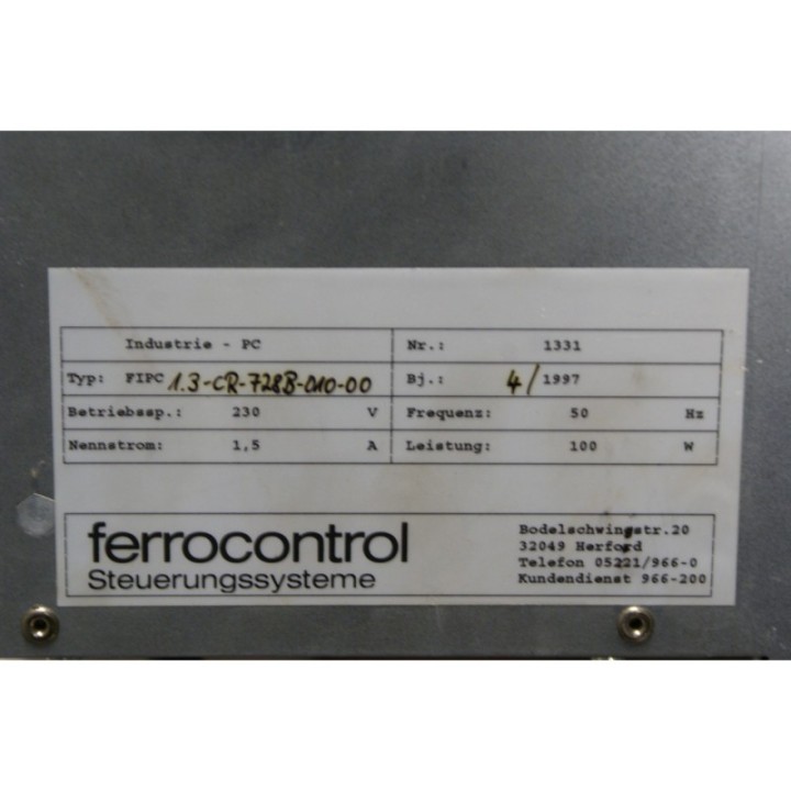 FERROCONTROL FIPC 1.3-CR-728B-010-00