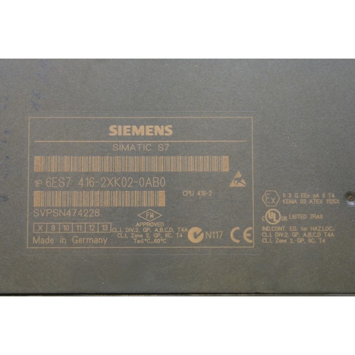 SIEMENS  SIMATIC S7 Siemens 6ES7 416-2XK02-0AB0