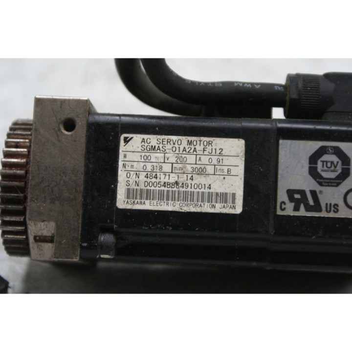 Yaskawa Electric YASKAWA SERVO MOTOR SGMAS-01A2A-FJ12