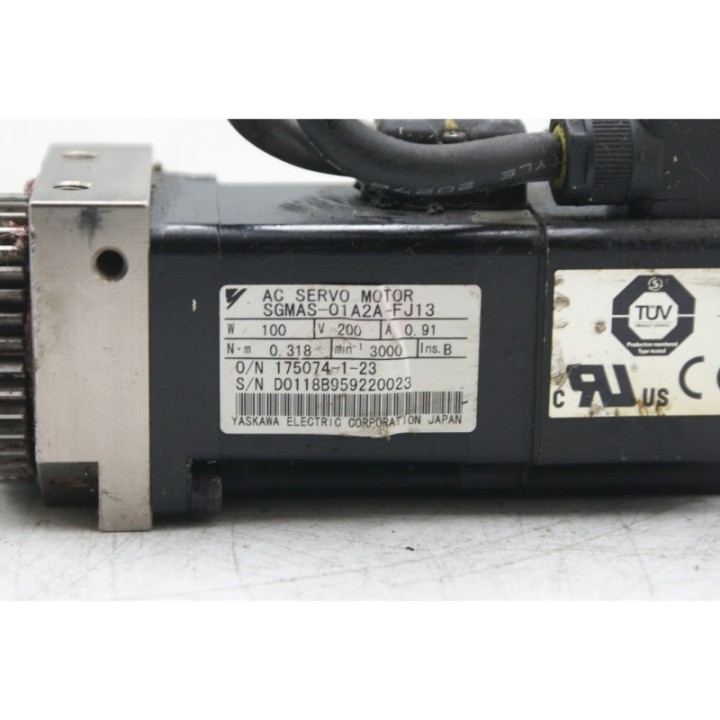 Yaskawa Electric YASKAWA SERVO MOTOR SGMAS-01A2A-FJ13