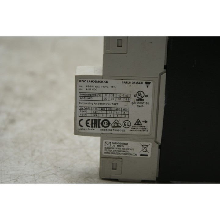CARLO GAVAZZI CARLO GAVAZZI RQC1A60D30KKE