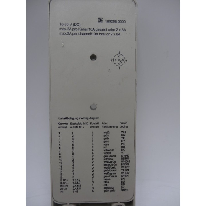 Weidmuller Weidmuller 1892080000 10-30V DC