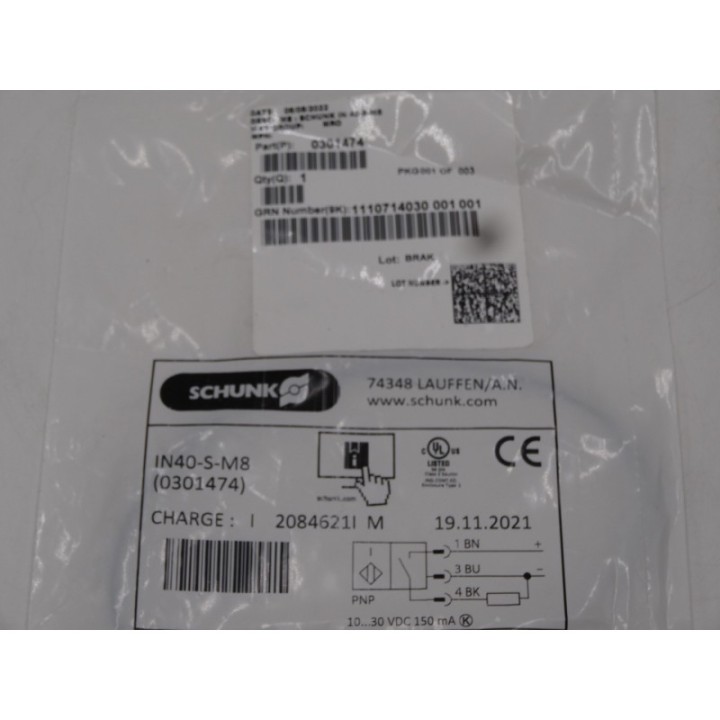 SCHUNK SCHUNK IN40-S-M8 (0301474)