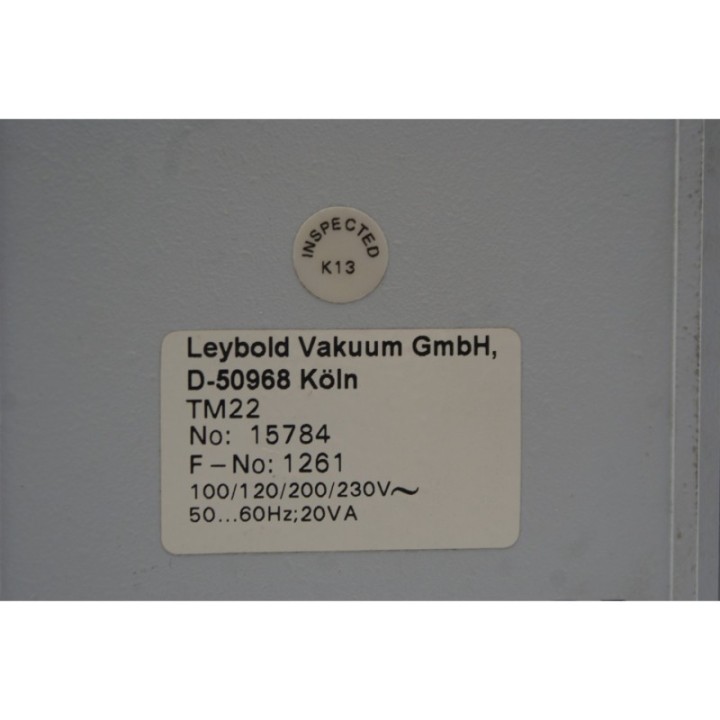 Leybold Vakuum Leybold Vakuum D-50968 TM21