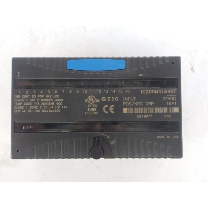 FANUC GE Fanuc Seria VersaMax IC200MDL640F