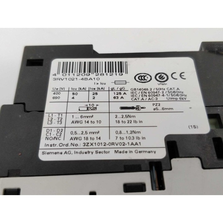 Siemens 3RV1021-4BA10
