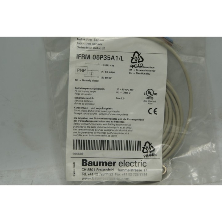 Baumer BAUMER IFRM 05P35A1/L Inductive sensor