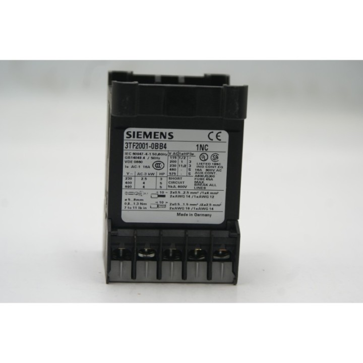 SIEMENS SIEMENS UNC 8-32  3TF2001-0BB4