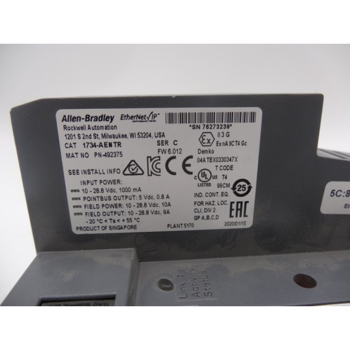 Allen-Bradley Allen Bradley 1734-AENTER POINT I/O