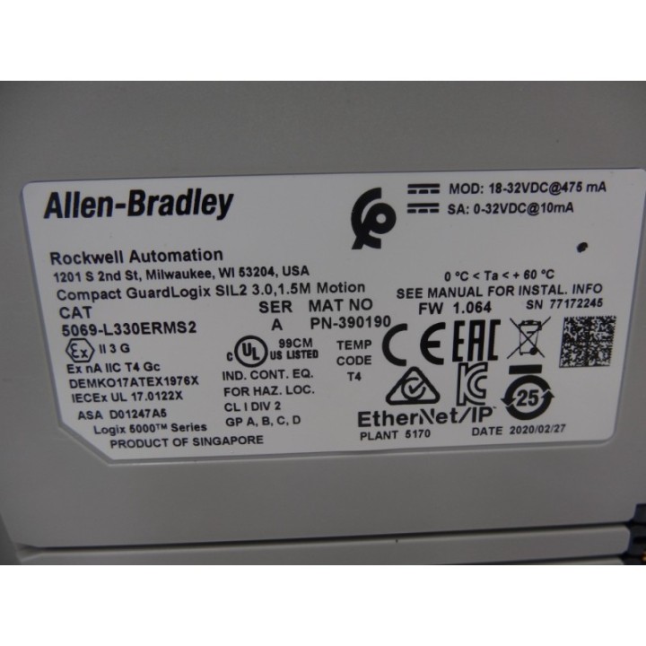 Allen-Bradley Allen-Bradley 5069-L330ERMS2