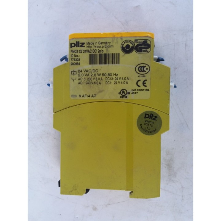 PILZ Pilz PNOZ X2 24VAC DC 2n o