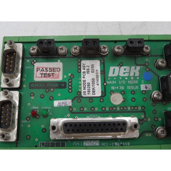 DEK DEK MAIN I O NODE 2 185280  wydanie 181436