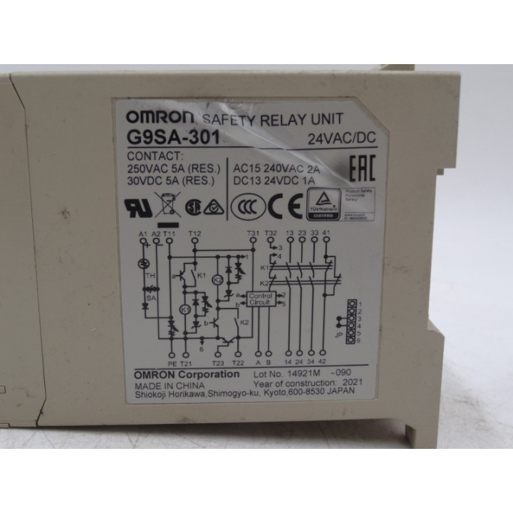Omron OMRON SG G9SA-301