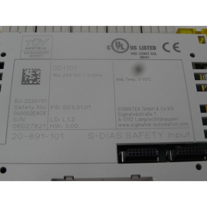 Sigmatek Sigmatek SDI101 20-891-101