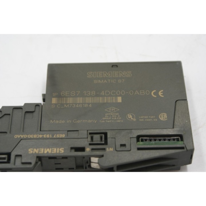 SIEMENS SIEMENS SIMATIC S7 6ES7 138-4DC00-0AB0 + 6ES7 193-4CD30-0AA0