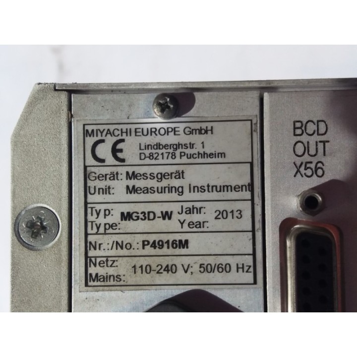 Miyachi Europe GmbH MIYACHI PECO MG3D‑W   MG3 Digital Process Sentry