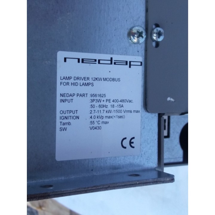 Nedap NV  nedap 9561625 LAMP DRIVER 12KW MODBUS FOR HID LAMPS