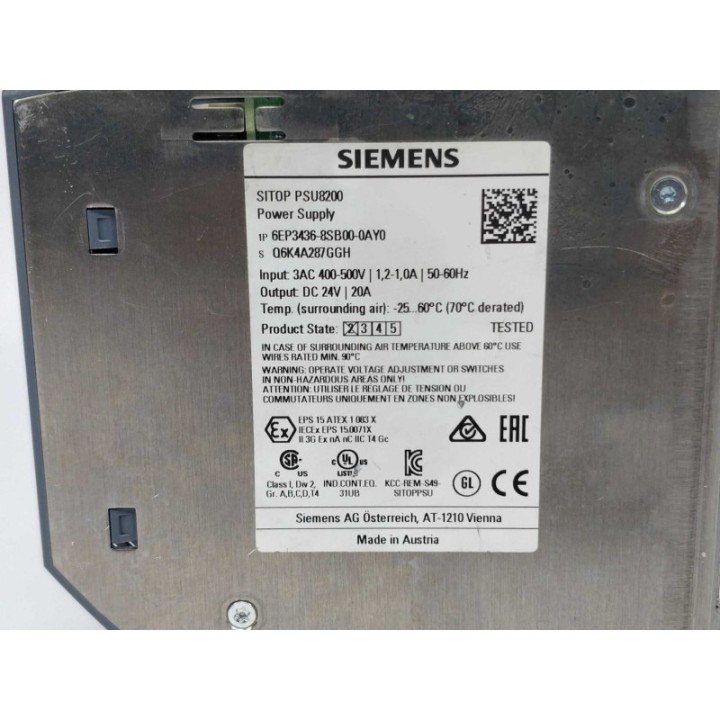 SIEMENS Siemens Sitop PSU8200 6EP3436-8SB00-0AY0