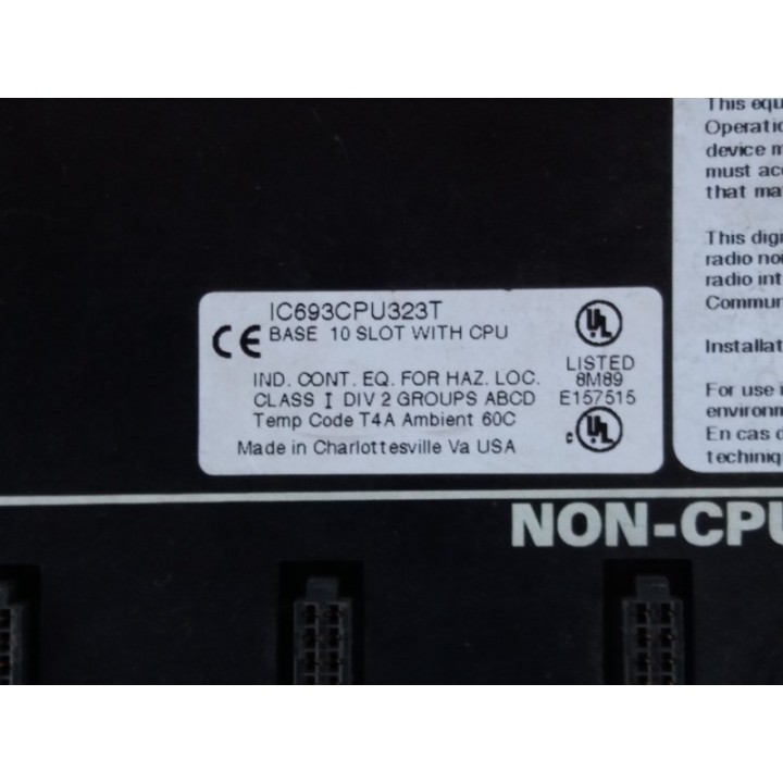 FANUC GE Fanuc Series 90-30 IC693CPU323T