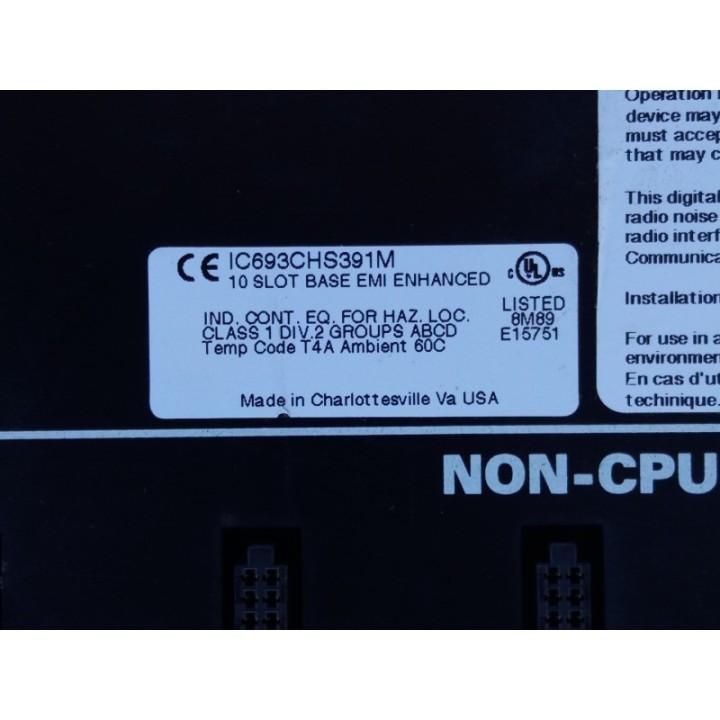 FANUC GE Fanuc Series 90-30 IC693CHS391M