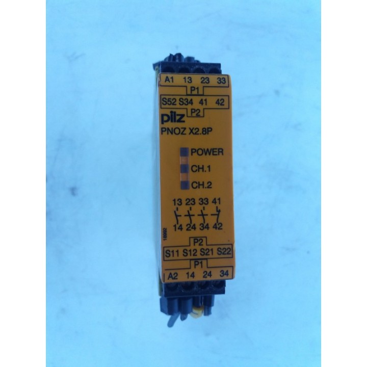 PILZ Pilz PNOZ X2.8P 24-240VAC DC 3n o 1n c