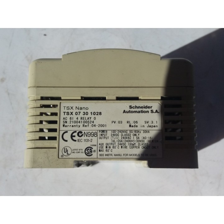 SCHNEIDER ELECTRIC  Schneider Automation TSX Nano TSX07301028