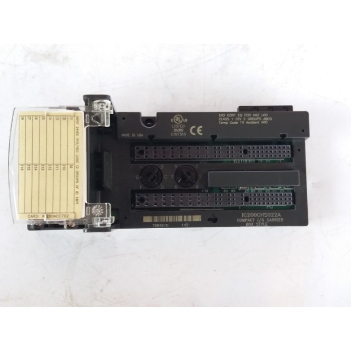 FANUC GE Fanuc Seria VersaMax IC200CHS022A