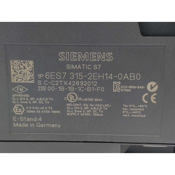 SIEMENS 6ES7315-2EH14-0AB0