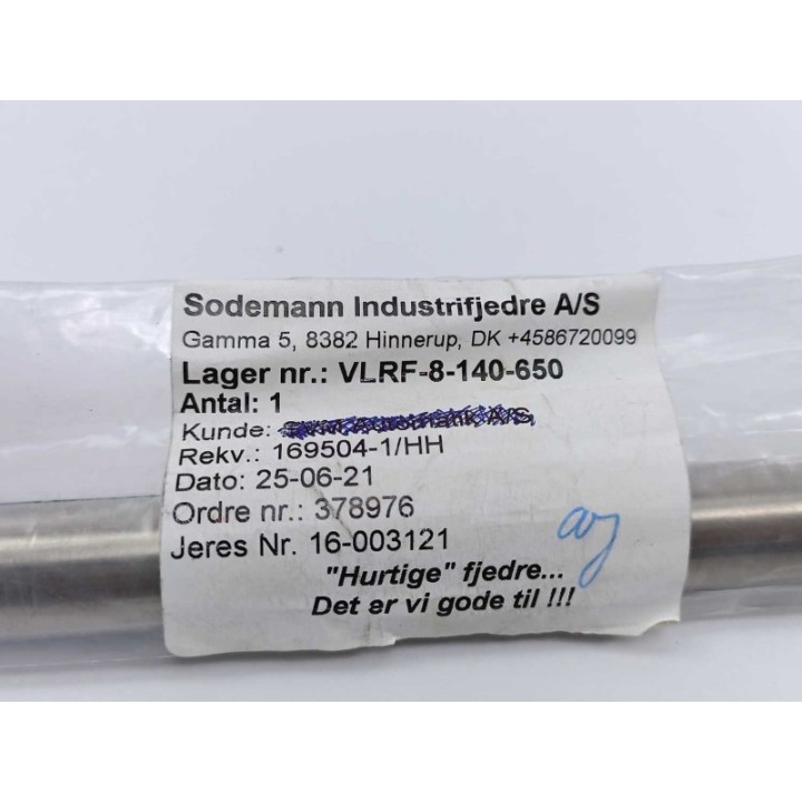 Sodemann Industrifjedre VLRF-8-140-650
