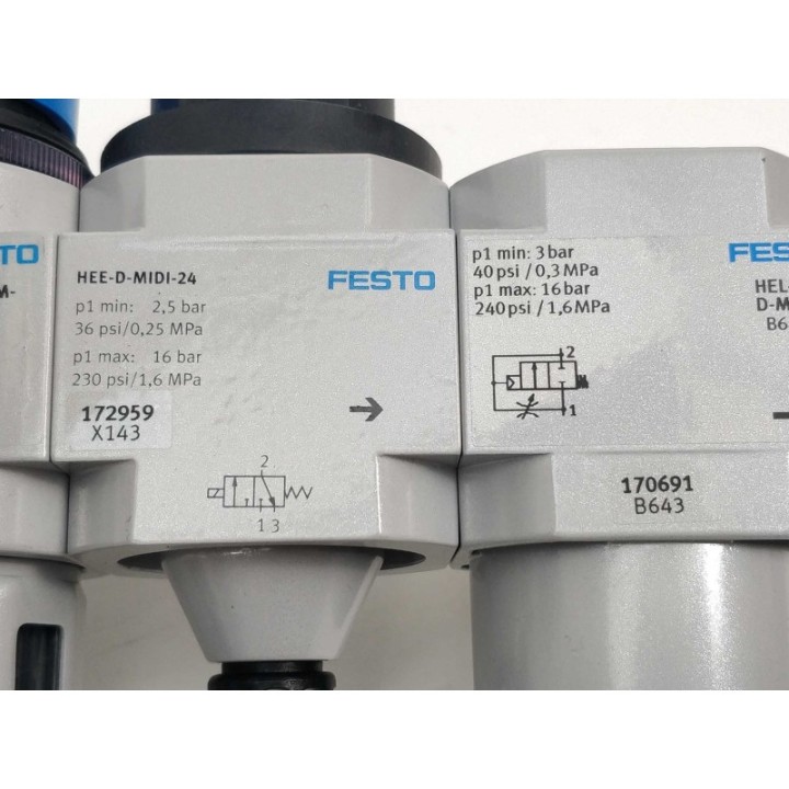 Festo 170682 with 162714 and 170691
