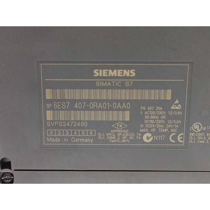 Siemens 6ES7407-0RA01-0AA0