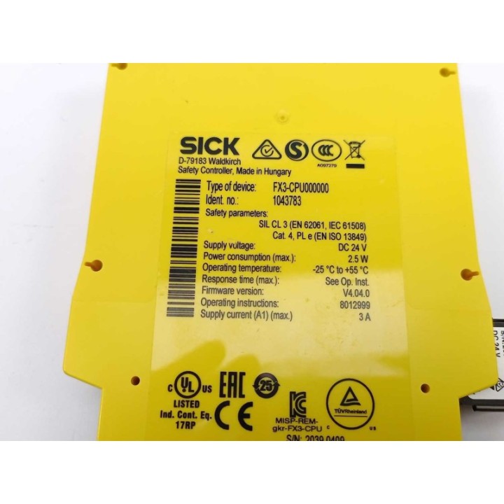Sick SICK FX3-CPU000000 1043783