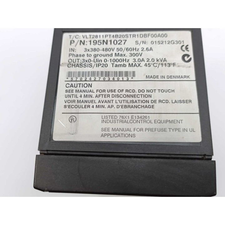 Danfoss VLT2811PT4B20STR1DBF00A00