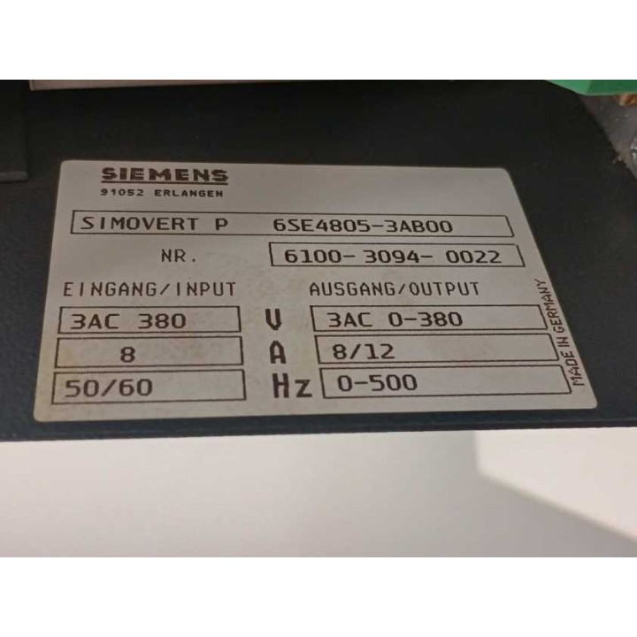 Siemens 6SE4805-3AB00