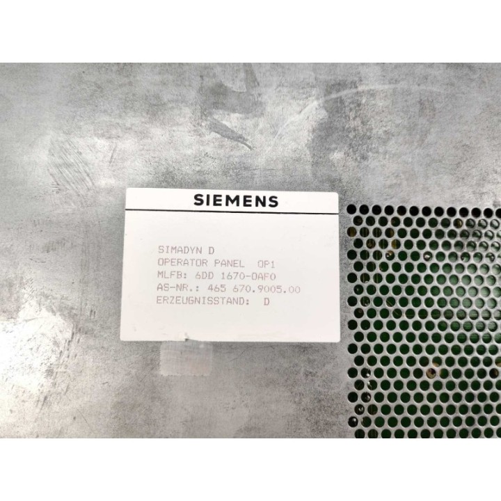 Siemens 6DD1670-0AF0