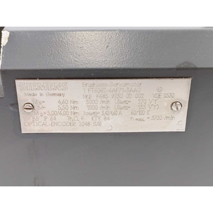 Siemens 1FT6062-6AF71-3AA0