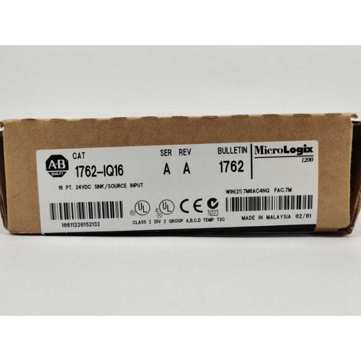 Allen-Bradley Allen Bradley MicroLogix 1762-IQ16 B A