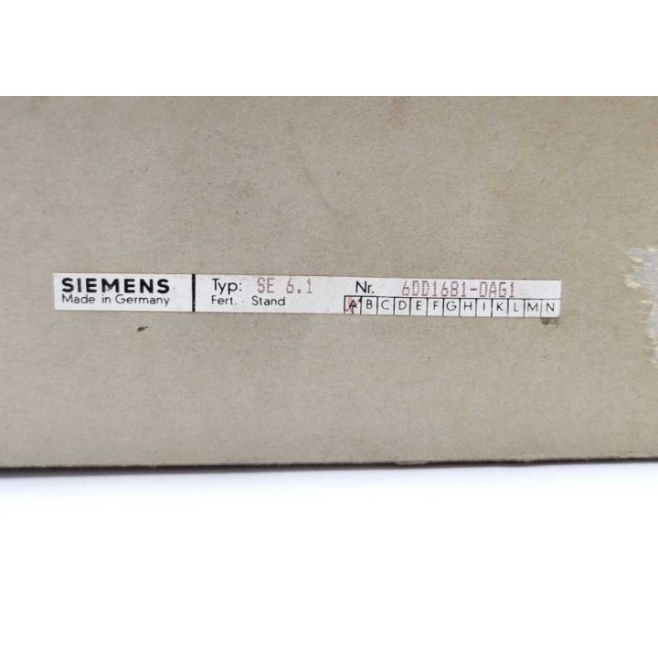 Siemens 6DD1681-0AG1