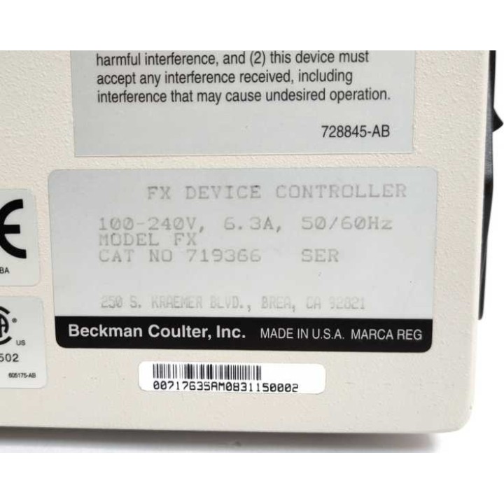 Beckman Coulter FX Device Controller