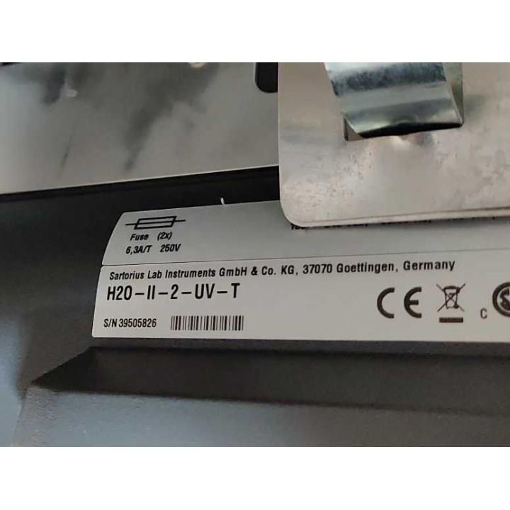 SARTORIUS H2O-II‑2‑UV‑T