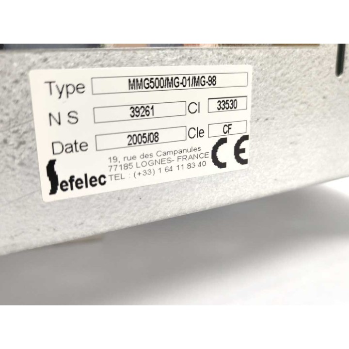Sefelec MMG500 MG-01 MG-98