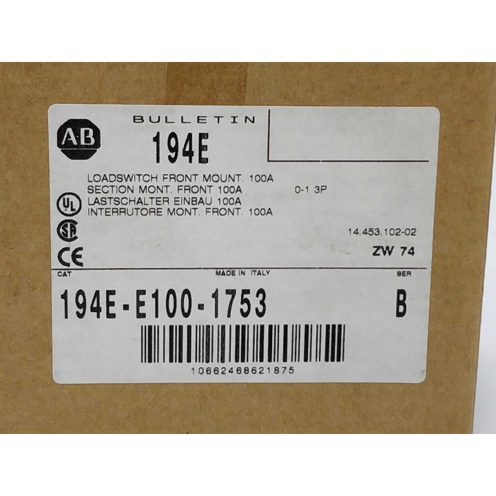 Allen-Bradley 194E-E100-1753