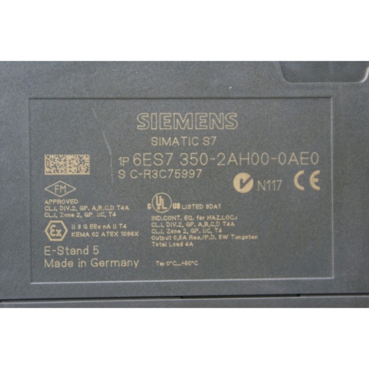 SIEMENS  SIMATIC S7 Siemens 6ES7 350-2AH00-0AE0