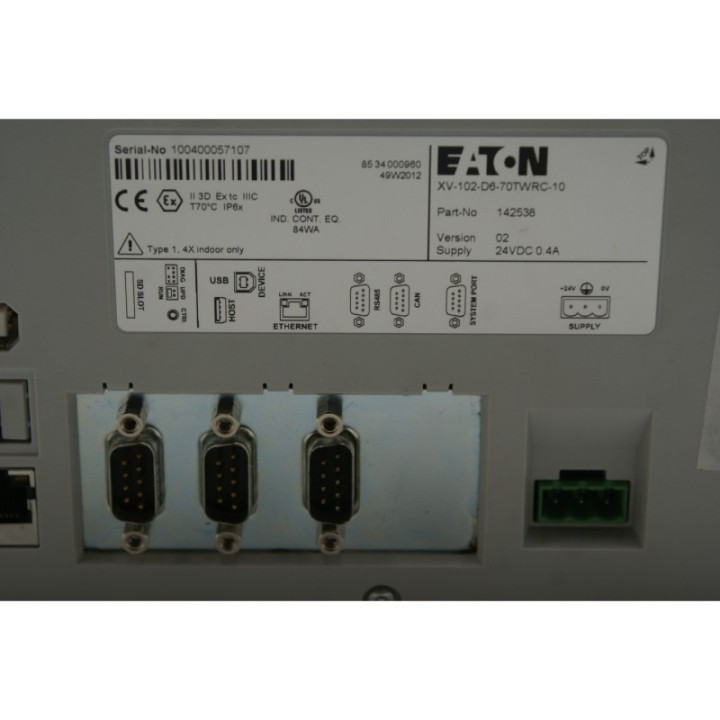 EATON EATON 142538 XV-102-D6-70TWRC-10
