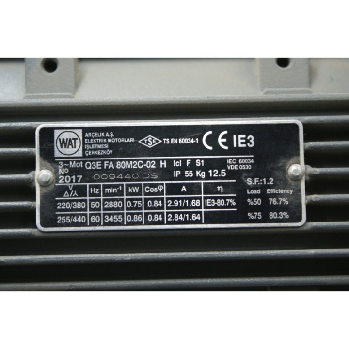 WAT WAT SERVO Q3E FA 80M2C-02 H