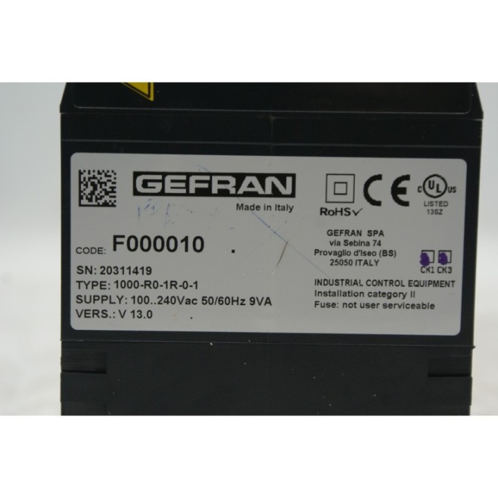 GEFRAN GEFRAN 1000 1000-R0-1R-0-1